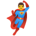 🦸‍♂️ man superhero display on Google